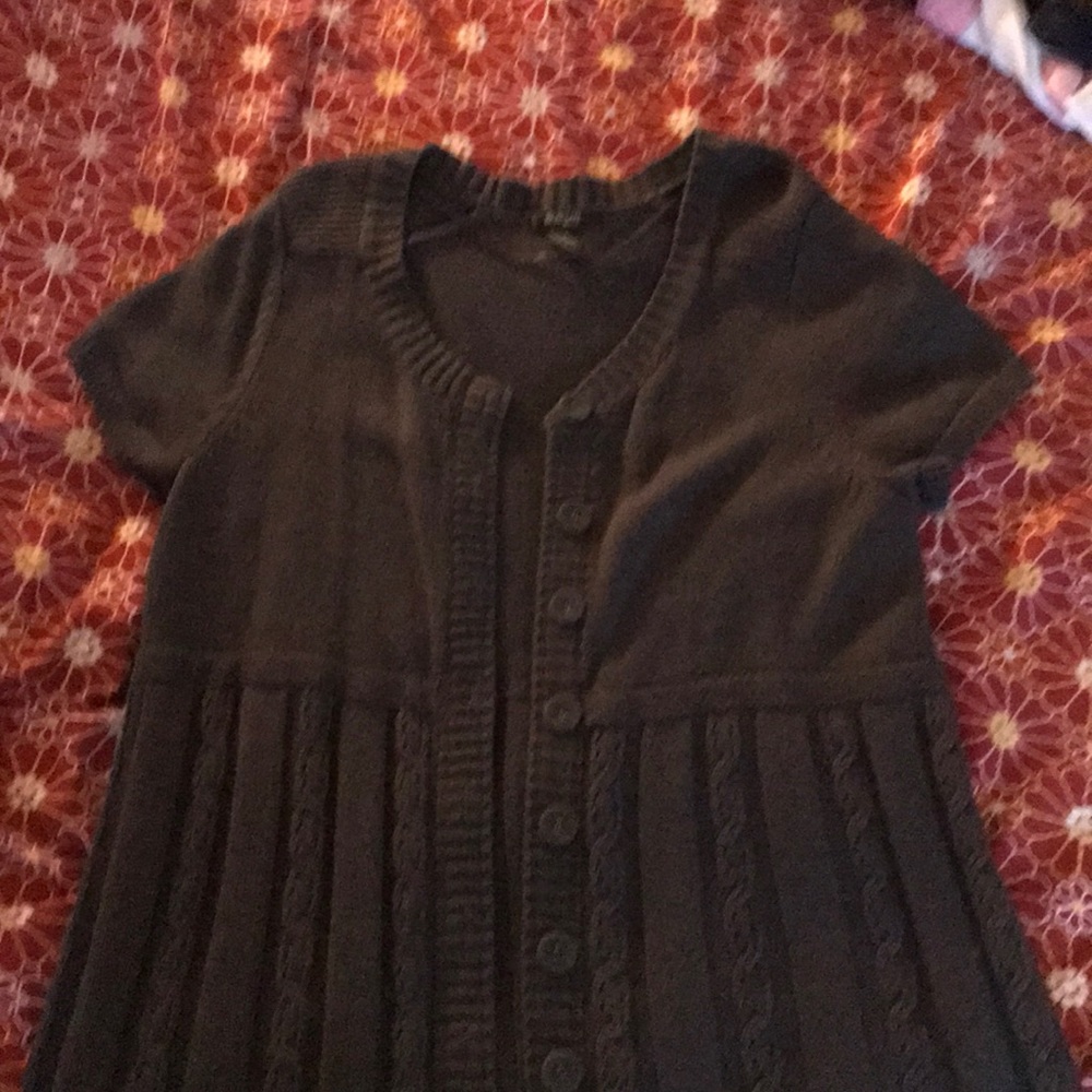 Button-front sweater vest